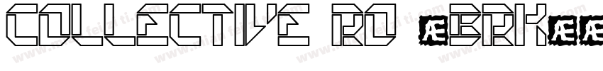 Collective RO (BRK)字体转换